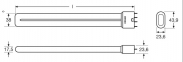 Osram Dulux L 36W/840 2G11 0